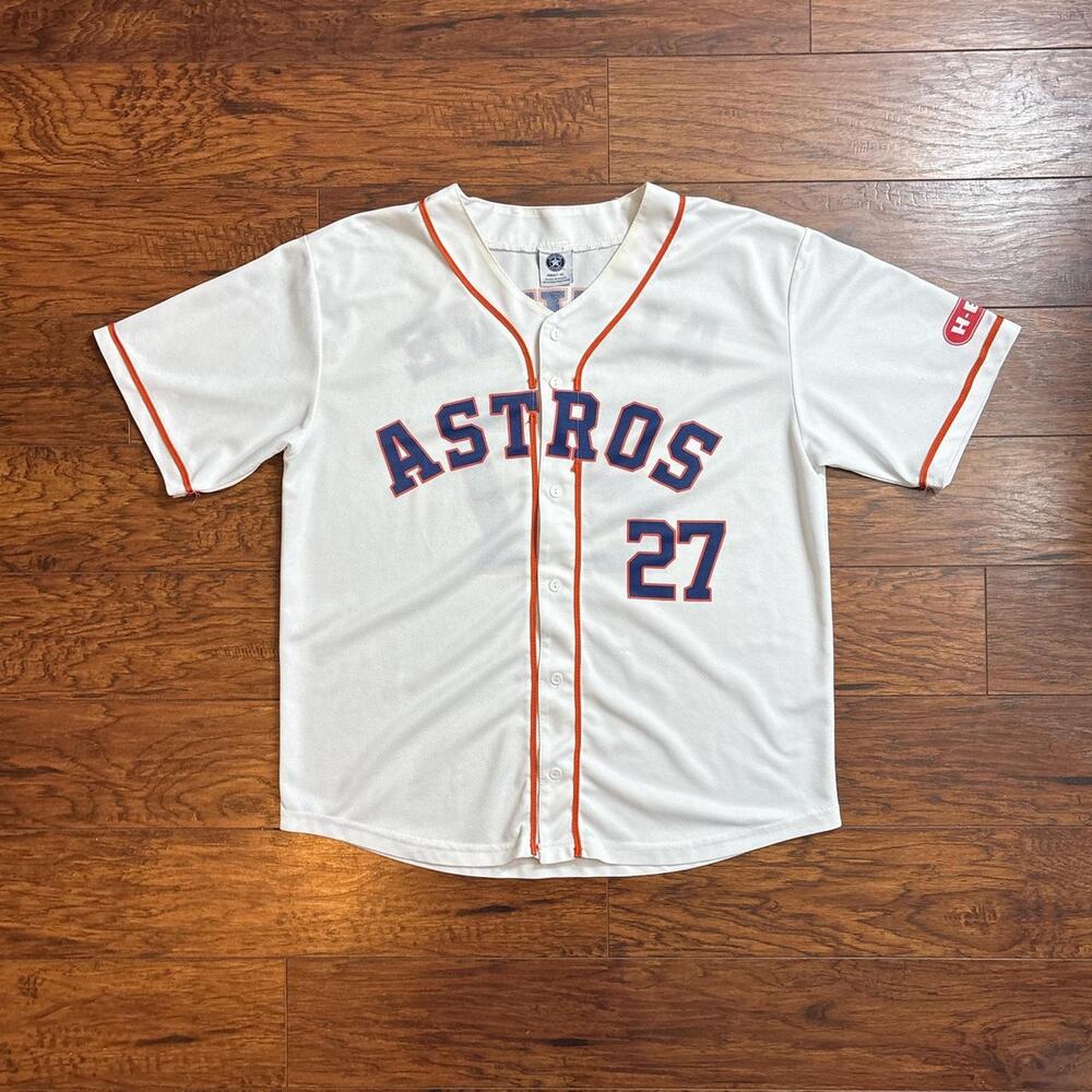 MLB Houston Astros Jose Altuve 27 HEB Stadium Giveaway Jersey Size XL